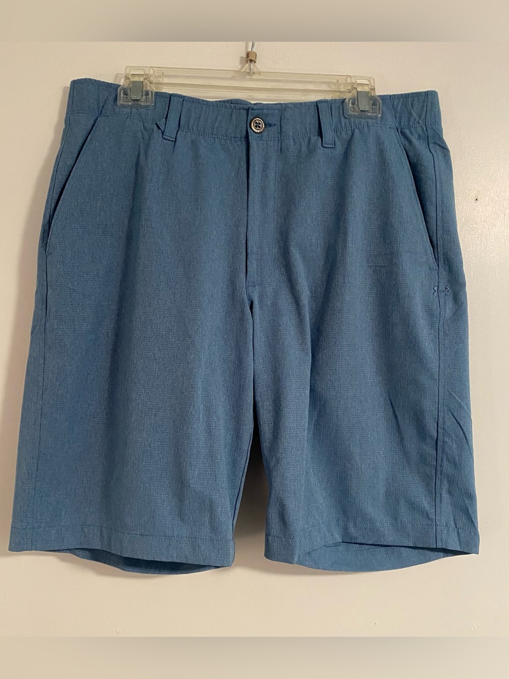 NWOT Under Armour Men's 36 Performance Golf Chino Shorts Blue HeatGear Outdoors